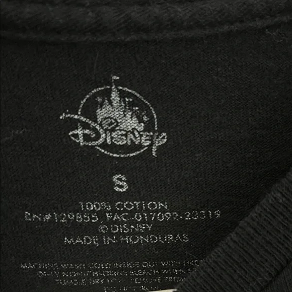 Disney Black Short Sleeve Tee with Minnie Mouse Design - Picture 2 of 2